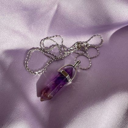 Buy Femnmas Purple Gemstone Statement Necklace Online