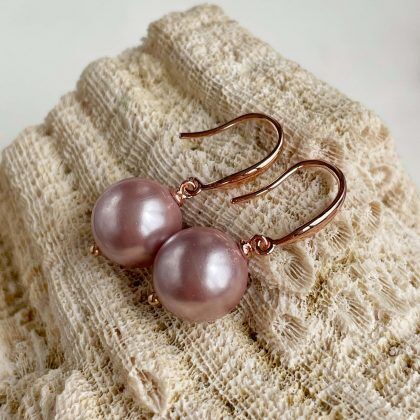 Buy Zaveri Pearls White Rose Gold Plated Cubic Zirconia Spherical Drop  Earrings - Earrings for Women 13630722 | Myntra