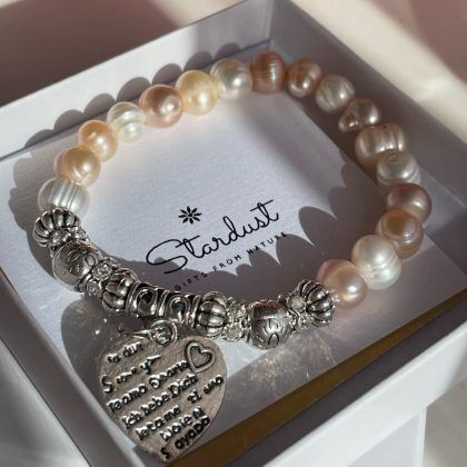 PEARL HEART BRACELET – GOD ONLY KNOWS